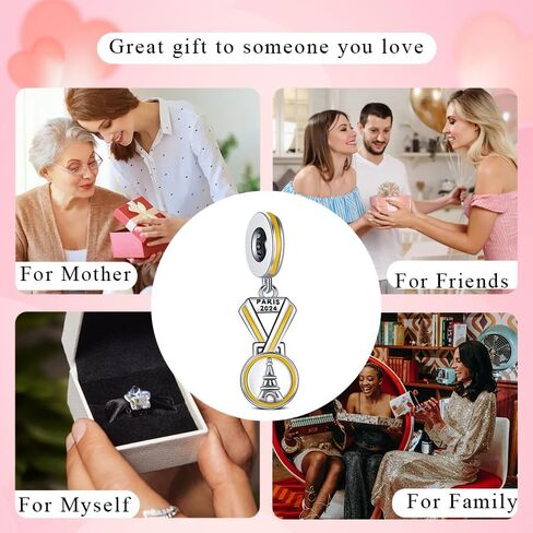 KEQ LET'S GO Travel Compass Charm Fit for Pandora Moment Bracelets 925 Sterling Silver Adventures Backpack Airplane Bead Charm Gift for Women in Kuwait