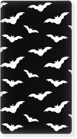 Black Bat Fitted Crib Sheet Bats Baby Crib Sheet Fit Standard Crib and Toddler Mattress,Crib Mattress Sheets for Boys Girls 28"x52" in Saudi Arabia