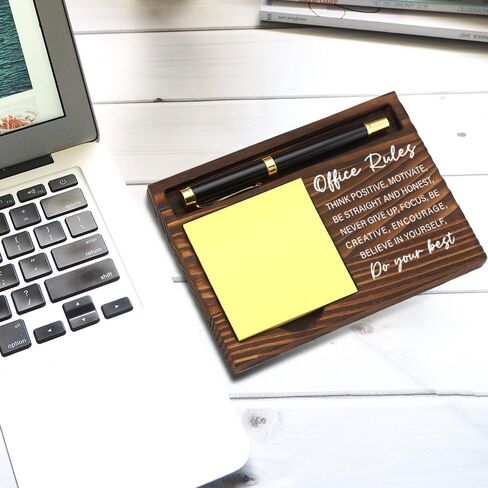 Inspirational Gifts for Coworkers,Motivational Gifts for Women, Little Reminders Gifts for Women, Retro Note Pad Holder with Inspirational Quotes,6.5x4.7 Inches, HFF1 in Kuwait