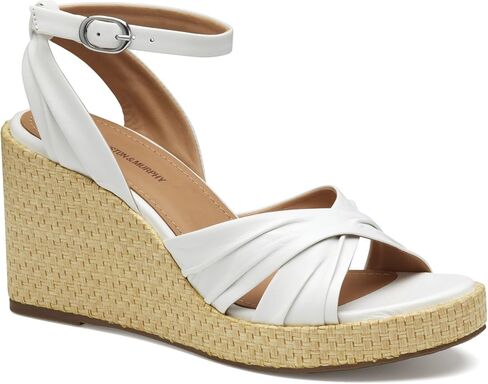 Johnston & Murphy Women’s Marcia Cross-Band Sandal, Platform Sandals, Wedge Heels for Women in Saudi Arabia