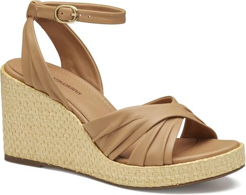 Johnston & Murphy Women’s Marcia Cross-Band Sandal, Platform Sandals, Wedge Heels for Women in Saudi Arabia
