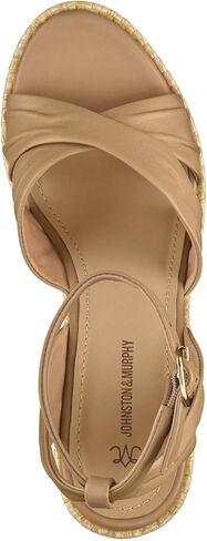 Johnston & Murphy Women’s Marcia Cross-Band Sandal, Platform Sandals, Wedge Heels for Women in Saudi Arabia