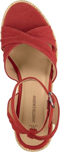 Johnston & Murphy Women’s Marcia Cross-Band Sandal, Platform Sandals, Wedge Heels for Women in Saudi Arabia