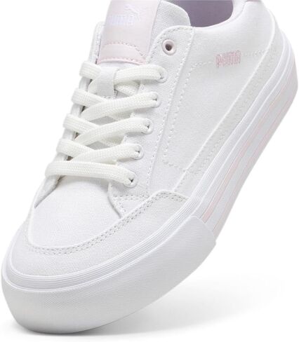 أحذية Puma Women's Court Classic Vulc ، جبال الألب ثلج من اللوز الأبيض ، 5.5 in Kuwait