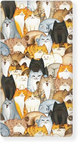 Colorful Cats Fitted Crib Sheet for Boys Girls Cute Animal Kittens Baby Sheet for Standard Crib and Toddler Cartoon Cat Nursery Bed Mattress Sheets 28"x52" in Kuwait