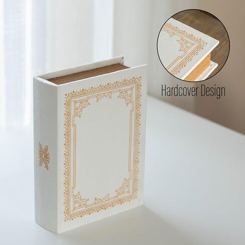 Vintiquewise Set of 4 Vintage Book Design Decorative Boxes – Wedding Card Boxes, Keepsake Boxes, Craft Storage, Jewelry Organizers, Safe Boxes, Table Decor, or Simply as Decorative Storage, Green in Kuwait