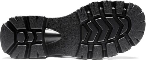 Black Platform Loafers for Women - Women's Slip-On Leather Loafers, Chunky Comfort Shoes for Work & Dressy Occasions in Kuwait