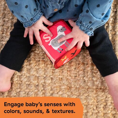 Baby Einstein Alpha Stacks Soft Blocks, Multisensory and Lightweight, Ages 3 Months and Up in Saudi Arabia