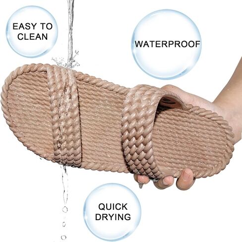 LAVAU Slide Sandals for Women, Slip-On Waterproof Slippers with Two Strap for Beach/Pool/Shower/Outdoor, Recyclable in Kuwait