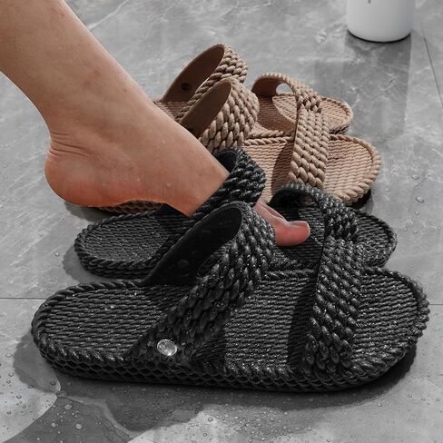 LAVAU Slide Sandals for Women, Slip-On Waterproof Slippers with Two Strap for Beach/Pool/Shower/Outdoor, Recyclable in Kuwait