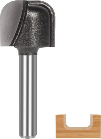 1/4 "شانك وعاء ودرج التوجه CNC بت ، قطر القطع 3/4 بوصة مع طرف كربيد لقطعة طحن آلة التوجيه الخشبية in Kuwait