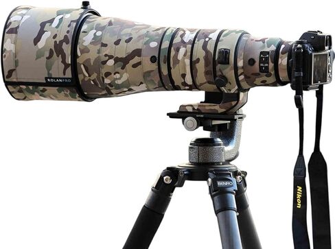 ROLANPRO Lens Camouflage Coat Cover for Nikon NIKKOR Z 600mm f/4 TC VR S Rain Coat Lens Protective Sleeve Outdoor Case#9 Reed A in Kuwait