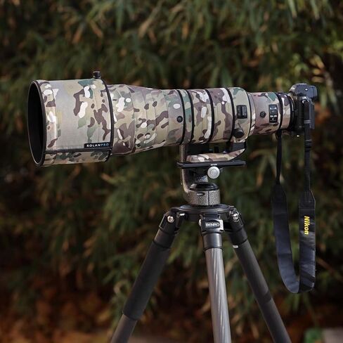 ROLANPRO Lens Camouflage Coat Cover for Nikon NIKKOR Z 600mm f/4 TC VR S Rain Coat Lens Protective Sleeve Outdoor Case#9 Reed A in Kuwait