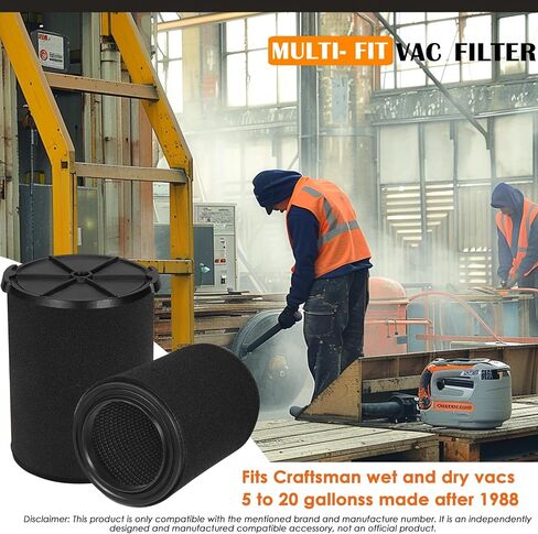 استبدال مرشح VF7000 لـ Ridgid Shop VAC مرشحات تطبيق الرطب/ مرشح فراغ Ridgid 5-20 جالون in Kuwait