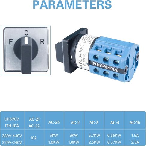 Light Milling Machine Switch,mini Lathe Accessories Part Motor Forward Off Reverse Switching for CJ-0618 Lathe Parts in Saudi Arabia