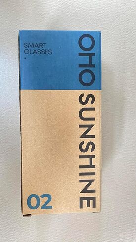 OhO sunshine High Resolution Camera Glasses, 64GB Full HD 1080P Video Indoor and Outdoor with Built in 16MP Camera and Blue Polarized UV400 Lens in Saudi Arabia
