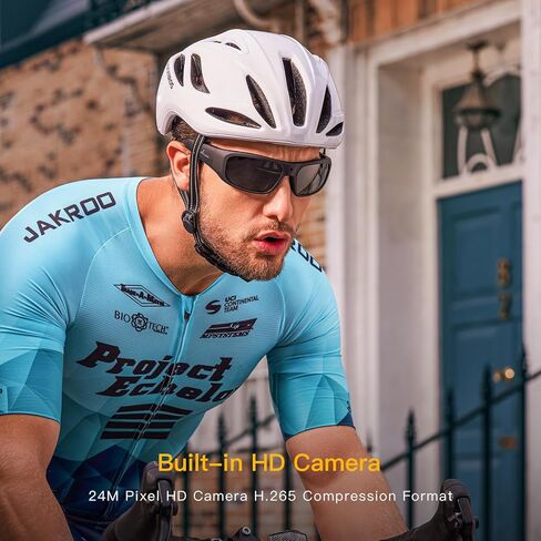 OhO 32GB Camera Glasses,24M Resolution H.265 1080P Smart Glasses with UV400 Sunglasses Lens for Outdoor Sport,Unisex in Kuwait