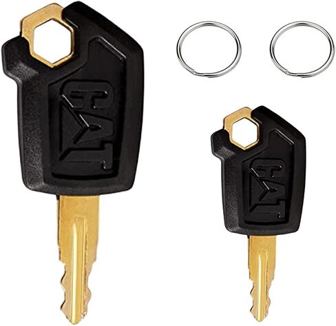5 PCS Loaders Excavators Keys for CAT Heavy Equipment Ignition Key with 5 Key Chains in Saudi Arabia