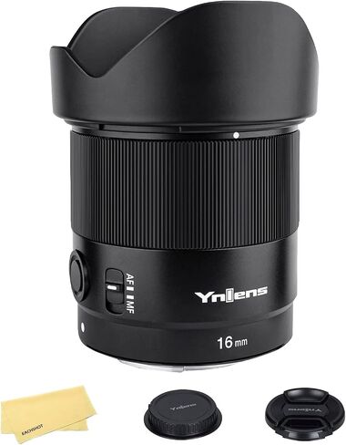 YONGNUO YN16MM F1.8S DA DSM AF/MF APS-C Frame Wide Angle Prime Lens for Sony E Mount Cameras Compatible with Sony ZV-E10,α6700,α6400,A6600,A6100 in Saudi Arabia