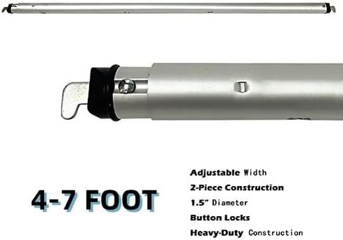 Portable Pipe and Drape Heavy Duty Backdrop Stand, ADJ Metal Frame and Heavy Metal Base for Wedding, Birthday Party, Photography Backdrop(Tall-12FT & 2*CrossBar-12FT & Hangers) in Kuwait