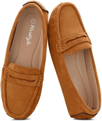 Herstyle Women's Loafers, Comfy Dressy Flats, Slip-On Penny Loafers & Moccasins with Cushioned Footbed, Lightweight Business Casual Shoes for Office, Walking & Travel (2025) in Saudi Arabia