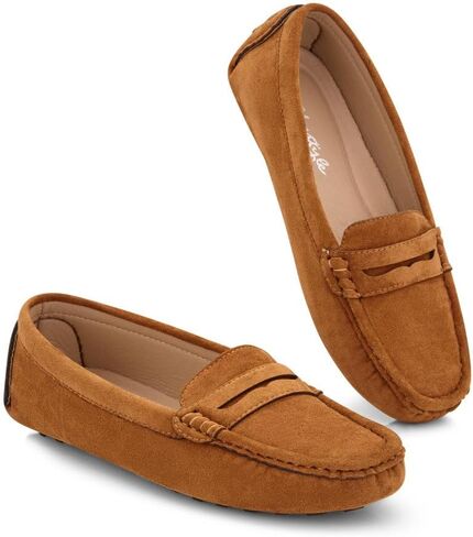 Herstyle Women's Loafers, Comfy Dressy Flats, Slip-On Penny Loafers & Moccasins with Cushioned Footbed, Lightweight Business Casual Shoes for Office, Walking & Travel (2025) in Saudi Arabia
