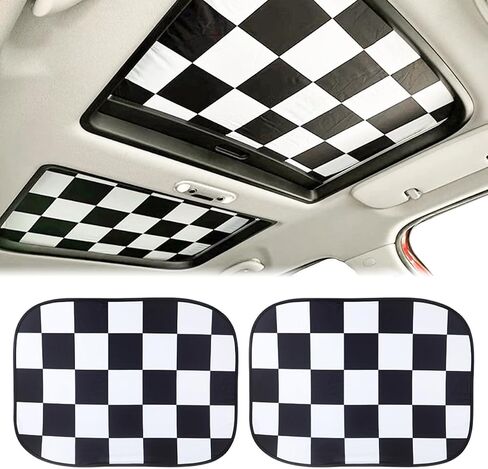 Sunshade Sunshade Foldable Anti-UV UV Sun Protector Shade Heat Insulation Reflector for Mini Cooper R50 R52 R55 R56 R60 F54 F55 F56 F60 Countryman Clubman (Union Jack Gray/Black) in Saudi Arabia