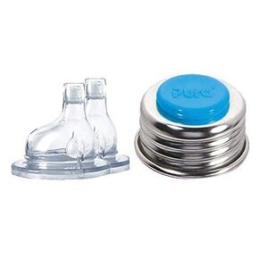 Pura Stainless Lid Bundle - Plastic Free, Nontoxic Certified, BPA Free, Reusable Eco-friendly & Compatible w/All Pura Bottles - Includes Universal Lid & 2 Pack of XL Sipper Spout