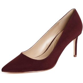 JustFab Women's Closed Toe Pointed Toe High Stiletto Heels Slip-on Pumps Backless Fashion Dress Shoes for Women Elsie