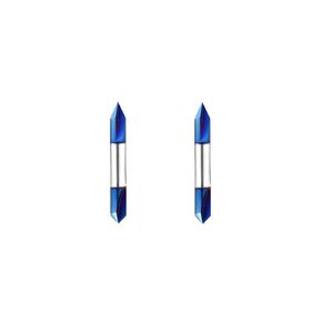 2PCS 60/90 Deg Woodworking Carving Bit Solid Carbide NACO Coated CNC Router Engraving Bit with 1/4 Shank BRV2690