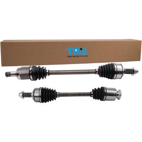 TRQ Front CV Axle Shaft Assembly Set Compatible with 2016-2019 Tesla X