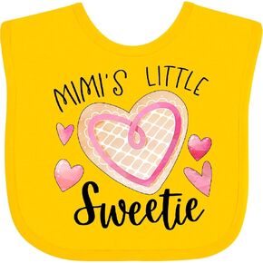inktastic Mimi's Little Sweetie with Heart Cookie Baby Bib