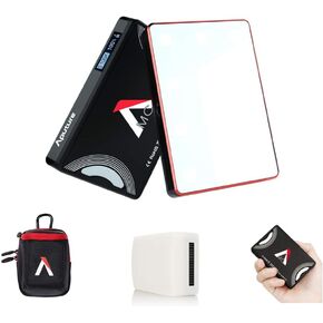 Aputure Amaran AL-MC RGB Led Video Light TLCI/CRI 96+ RGB 0-360 Full Color 3200-6500K Adjustable CCT/HSI/FX Mode Built-in Lighting Effect App Control Wireless Charge