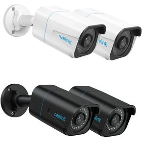 REOLINK 4K Outdoor Cameras for Home Security, Surveillance IP PoE Camera, Smart Human/Vehicle Detection, Work with Smart Home, Timelapse, 2X RLC-810A Bundle 2X RLC-810A-Black