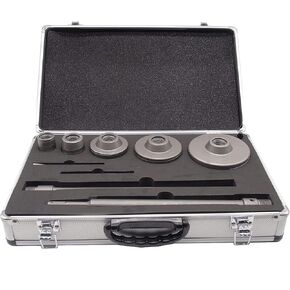 Concrete Hole Saw Set 9 Pcs SDS Plus SDS Max Shank for Concrete Brick Wall Cinder Block Pavement Stone 1-3/16 1-5/8 inch 2-1/2 inch 3-1/8 inch 4 inch Pilot Drill Bits