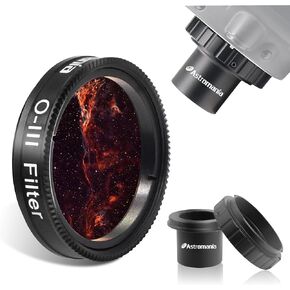 Astromania T-Ring Set for Minolta Camera - Bundle with - 1.25" O-III Filter