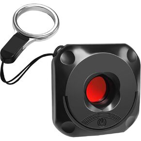Portable Hidden Camera Detectors, Rechargable Anti-Spy Anti-Bug Camera Detector Spy Camera Finder, 720H Battery Capacity Infrared Scanning Detectors for Hotel,Bathroom,Office,Travel,Car,Black