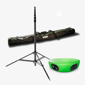 Veo Cam 3 4K Sports Camera Bundle with AI Auto-Tracking, Cloud Storage, $300 Subscription Credit + 24.2 Ft Carbon Fiber Tripod & 24.2 Ft.Tripod Bag – Ideal for Coaches & Teams