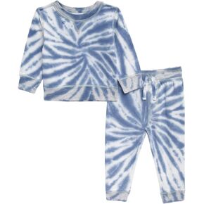 Splendid baby-boys Circular Tie Dye Sweatshirt Set