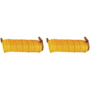 Milton 1667 Nylon Air Hose Recoil 1/4X12, Yellow (Pack of 2)