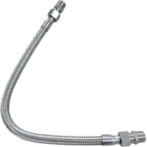 compressor Jumper Hose，20" Length Industrial Grade Compressor Jumper hose 450 PSI &750°F With Two 3/4" Male Adapters.
