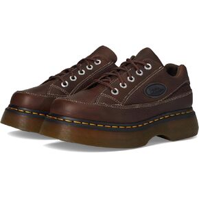 Dr. Martens Women's Buzz 5-Eye Oxford, Dark Brown, 7
