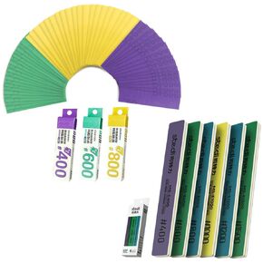 Stedi 6pcs Sanding Sticks+60pcs standpaper