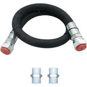 3/4" Universal Compressor Jumper Hose,40"Length - High-Temperature 320°F, 3/4" NPT Male Connector, Both Sides Fittings Rotate Freely, 700 PSI