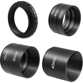 Astromania Nikon T-Ring Adapter - Bundle with - T2-Extension Tube Kit