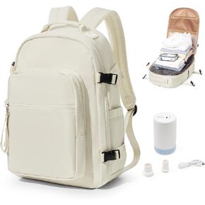 Black Travel Backpack For Women Men Carry On Backpack For Traveling On Airplane Travel Essentials Hiking Waterproof Laptop Backpack With Shoe Compartment Gym Work College Backpack For Travel Bag