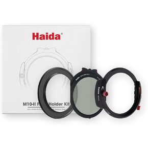 Haida M10-II Photography Filter Holder Kit Aluminum Alloy Material with Drop-in Circular Polarizer Adapter Ring Black 67mm