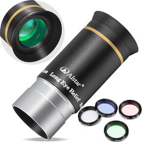 Alstar 1.25" 66 Degree 6mm Telescope Eyepiece - Bundle with - Telescope LRGB 1.25 Inch Filter Set