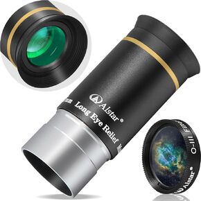 Alstar 1.25" 66 Degree 6mm Telescope Eyepiece - Bundle with - 1.25" O-III Filter
