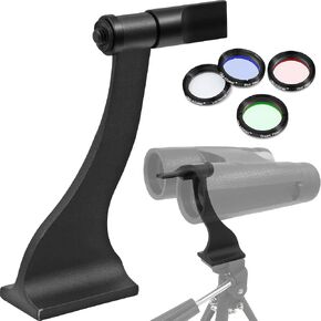 Alstar Binocular Tripod Adapter - Bundle with - Telescope LRGB 1.25 Inch Filter Set
